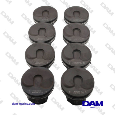 PISTON KIT V8 GM376 LS - 6.2L H6 STD