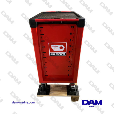 8-DRAWER ROLL CABINET RED*