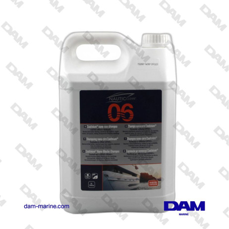 NAUTIC CLEAN N°6 SHAMPOING NANO CIRE - BIDON 5L