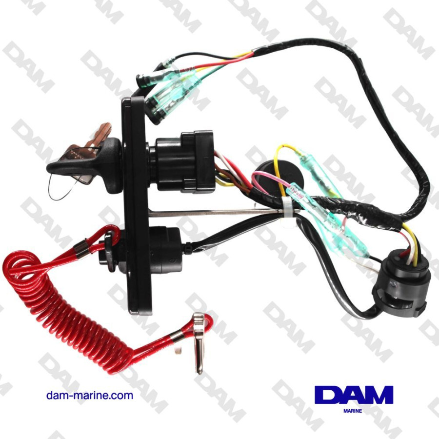 PLATINE CONTACTEUR A CLE + COUPE CIRCUIT ELEC YAMAHA