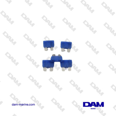 BLUE FUSE 15A - BOX OF 5 PCS