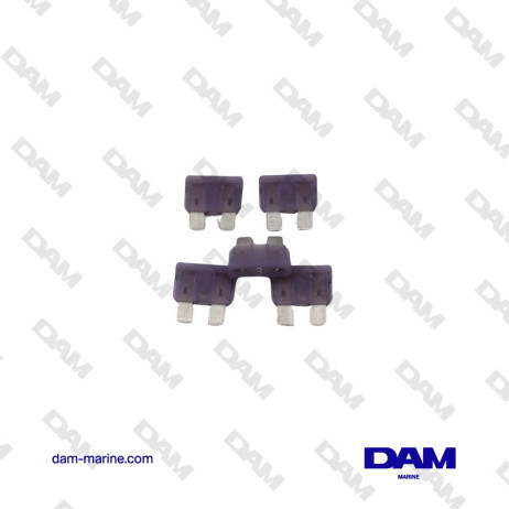 FUSIBILE VIOLA 3 AMP - SCATOLA DA 5 PEZZI