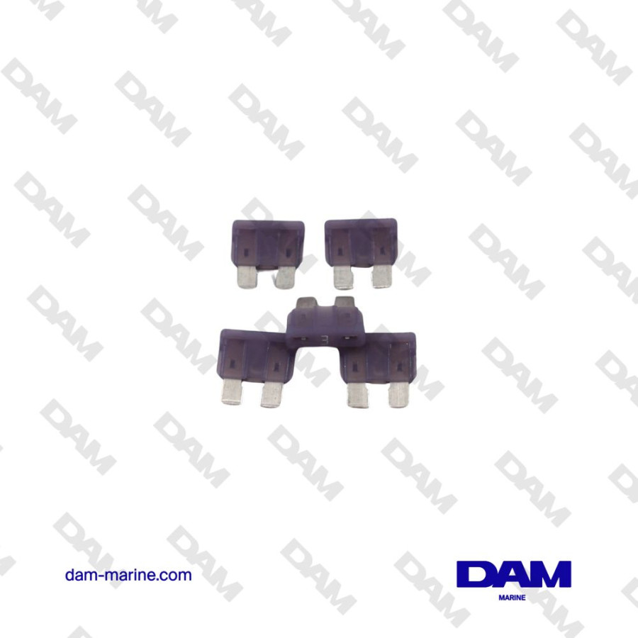 FUSIBILE VIOLA 3 AMP - SCATOLA DA 5 PEZZI