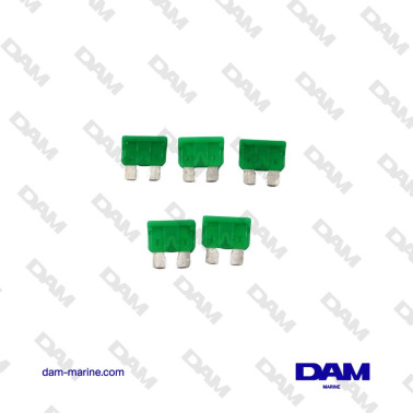 FUSIBLE VERDE 30A - CAJA DE...