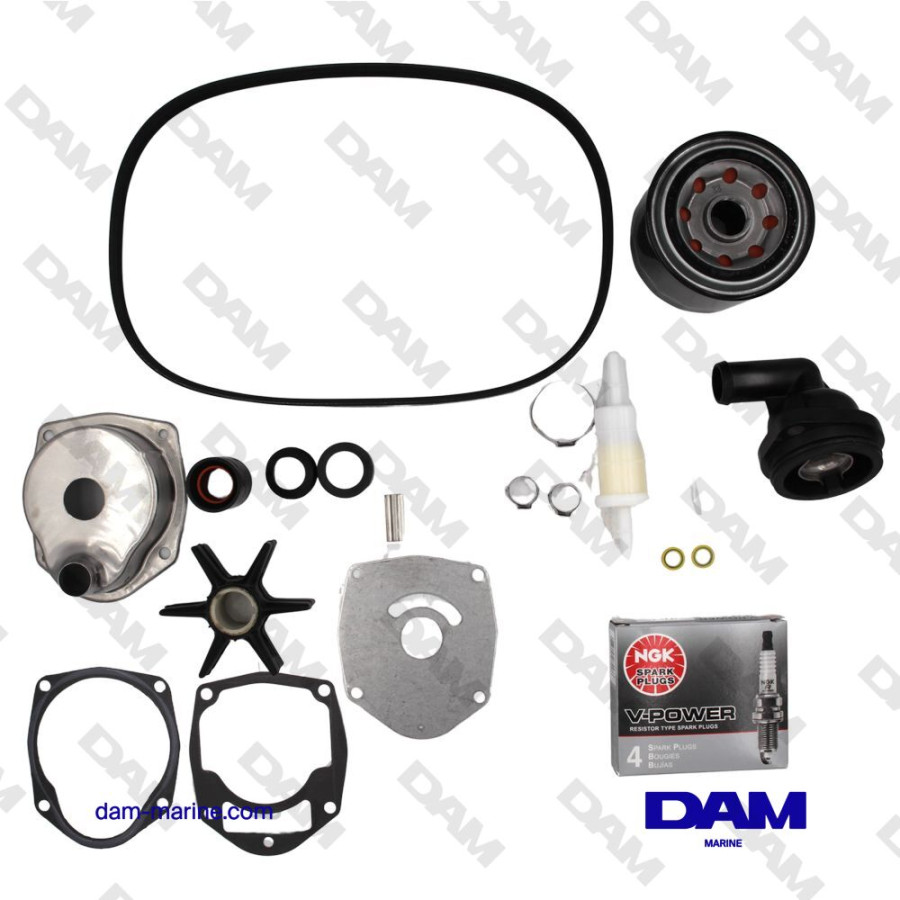 KIT ENTRETIEN MERCURY EFI 150CV SEAPRO - 300HRS - 8M0163132