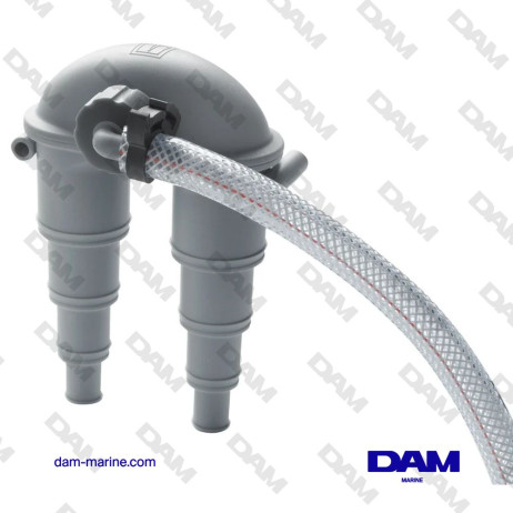 ANTI-SIPHON ELBOW TYPE ASD 13/19/25/32 MM WITH PIPE