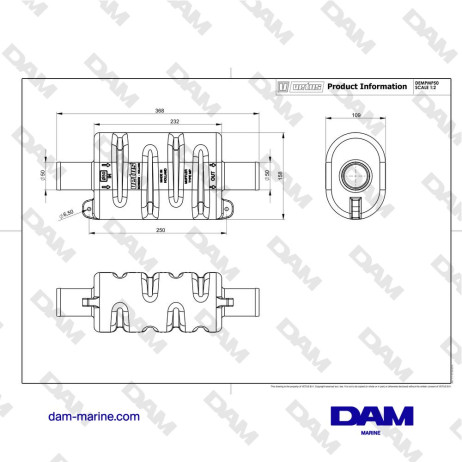 SILENCIEUX SYNTHETIQUE MP50