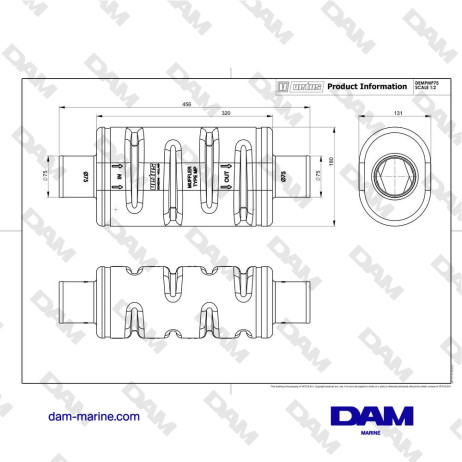 MP75 SYNTHETIC SILENCER