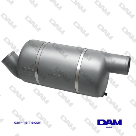 MF100 SYNTHETIC SILENCER, Ø 100 MM (EXCL. SWING VALVE)