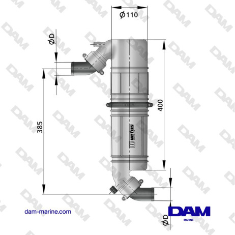 GOOSENECK TYPE NLPG 50MM