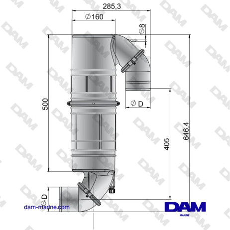 GOOSENECK TYPE NLPG 60MM