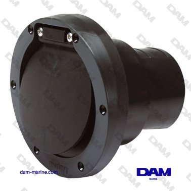 EXHAUST OUTLET WITH ROUND SWING VALVE 60 MM