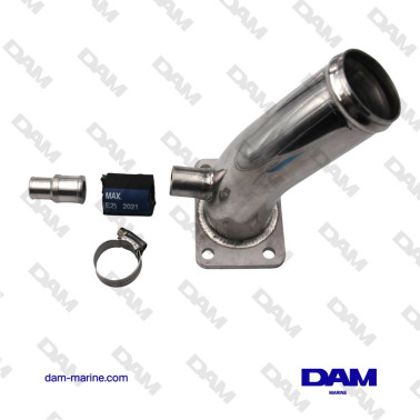 STRAIGHT REDUCER ELBOW FITTING YANMAR 22-17MM