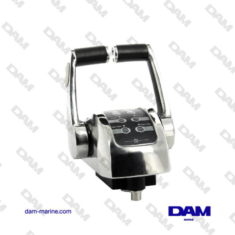 CAJA DE CONTROL DE ACERO INOXIDABLE PARA 2 MOTORES - CON EMBELLECEDOR