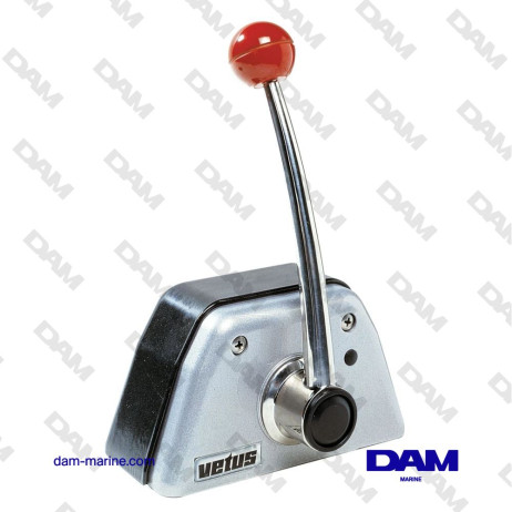 CONTROL BOX DESK - BLACK ALUMINUM HOUSING - ONE HANDLE