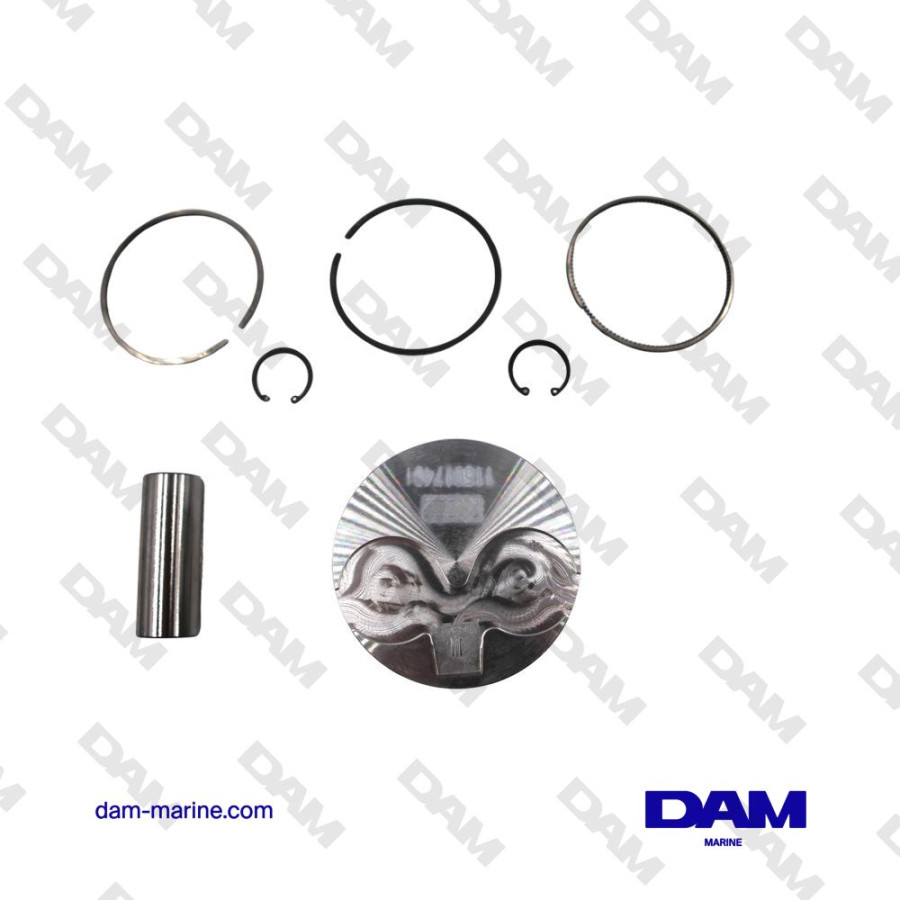 PISTON COMPLET VOLVO D2-50-55 COTE 0.50MM