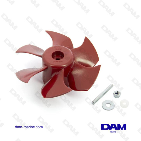 6-BLADE PROPELLER, Ø 140 MM FOR 40 KGF PROPELLER