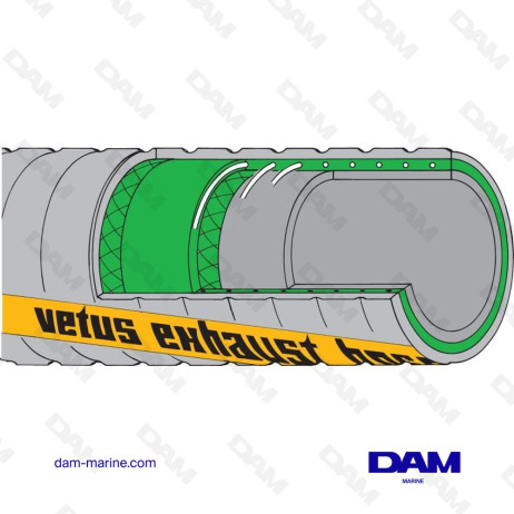 EXHAUST PIPE, Ø INT. 65 MM (PRICE PER METER)