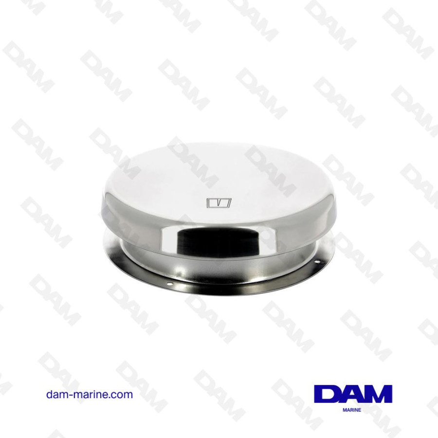 STAINLESS STEEL MUSHROOM AERATOR, TYPE ATHOS 1, INCLUDING MOSQUITO NET