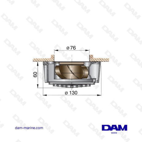VENTILATORE ELETTRICO PER CABINA, 12 V