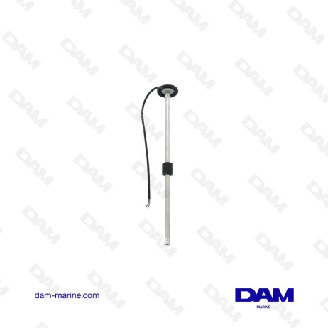 UNIVERSAL GAUGE FOR WATER OR FUEL SENSOR TYPE, 12/24V, LENGTH 580 MM