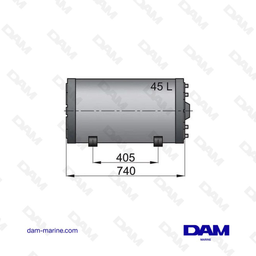 CHAUFFE EAU DOUBLE PAROIS 45 L
