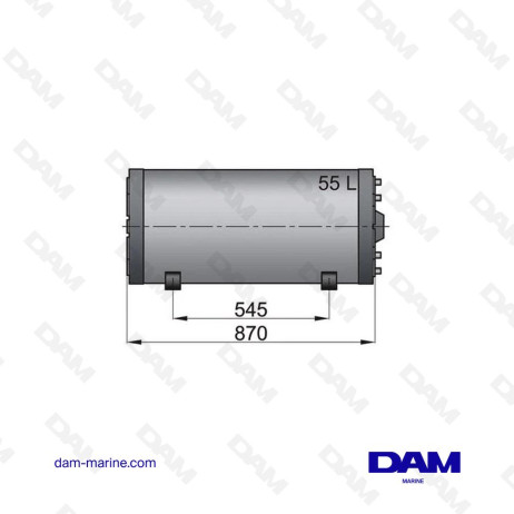 CHAUFFE EAU DOUBLE PAROIS 55 L