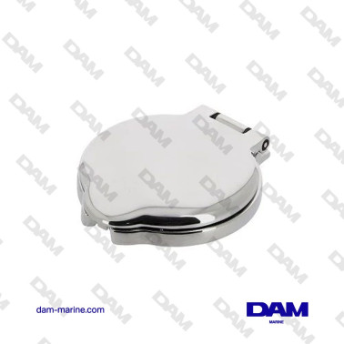 FOOT SWITCH STAINLESS STEEL COVER - DIAM 118 MM HEIGHT 24 MM DEPTH 50 MM