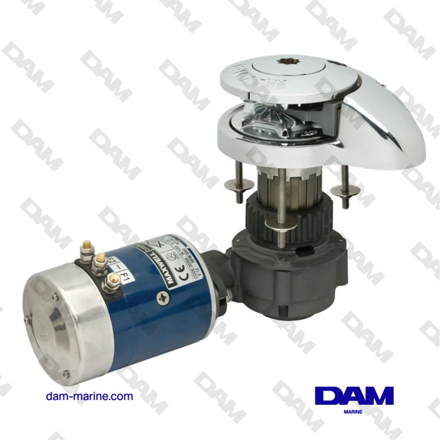 RC-8 VERTICAL COMBINED CHAIN/ROPE WINDLASS - 24V CW - 1200W - 65TDC 8MM CHAIN