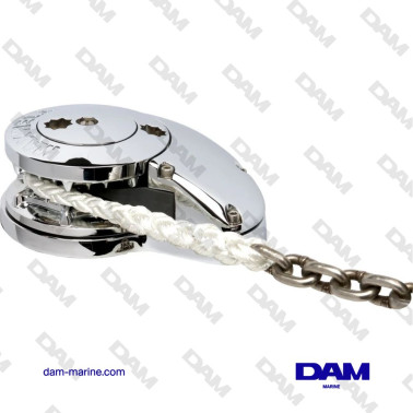 VERTICAL WINDLASS MIXED CHAIN/ROPE RC10-8 - 12V CW - 1000 W - 100TDC CHAIN