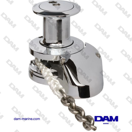 VERTICAL WINDLASS MIXED CHAIN/ROPE RC10-8 - 12V CW - 1000 W - 100TDC CHAIN