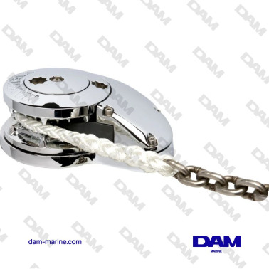 VERTICAL WINDLASS MIXED CHAIN/ROPE RC10-10 - 12V CW - 1200 W - 100TDC CHAIN