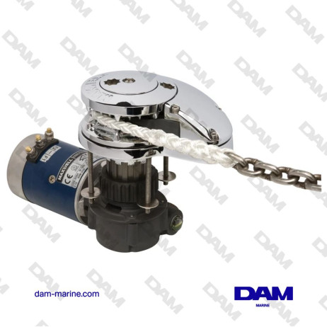 SALPA ANCORA VERTICALE MISTO CATENA/CIMA RC10-10 - 24V CW - 1200 W - 100TDC CATENA