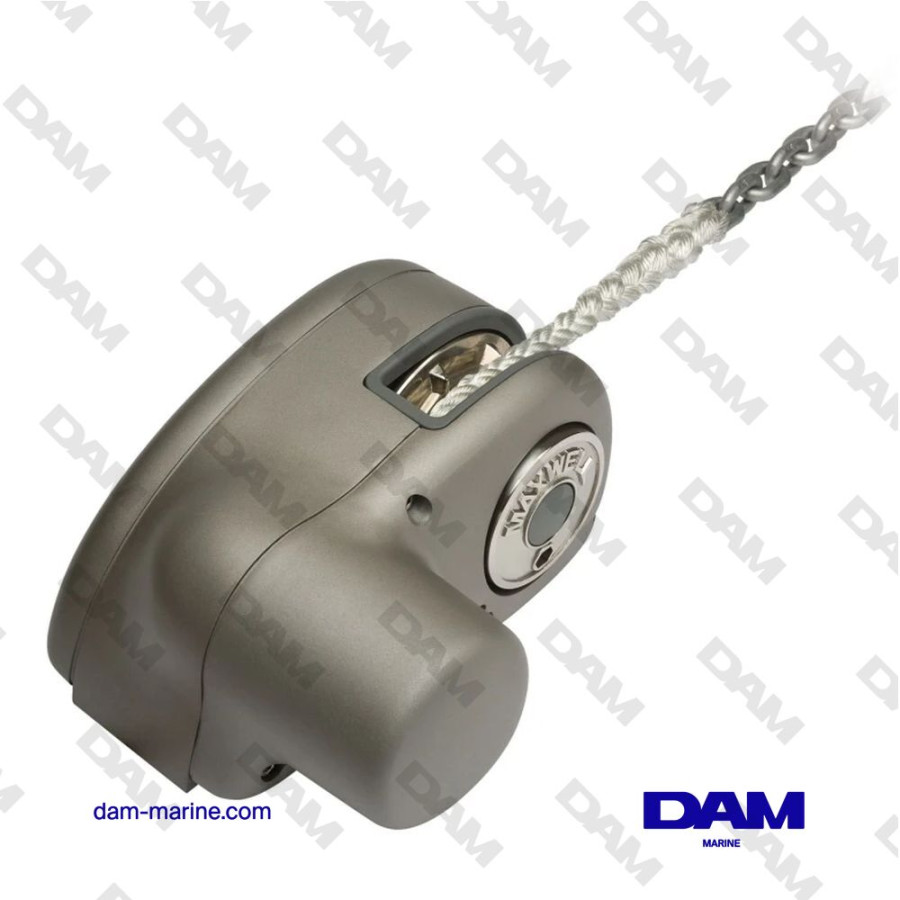 HORIZONTAL MIXED CHAIN/ROPE WINDLASS HRC-6-6 12V - 600W - 6 MM CHAIN - D