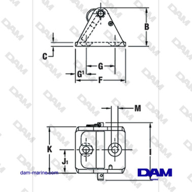 COMPACT STOPPER FOR 8/10 MM CHAIN