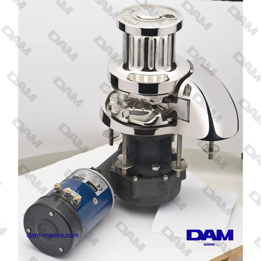 GUINDEAU VERTICAL MIXTE CHAINE/CORDAGE RC12-12 - 24V 1200W 90TDC ACW BARBOTIN DE