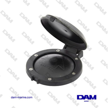 FOOT SWITCH BLACK COVER - DIAM 104 MM HEIGHT 21 MM DEPTH 47 MM