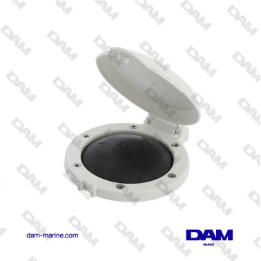 FOOT SWITCH WHITE COVER - DIAM 104 MM HEIGHT 21 MM DEPTH 47 MM