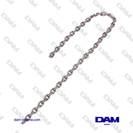 CHAINE 10 MM DIN766 - ACIER INOX 316 (PRIX AU MÈTRE)