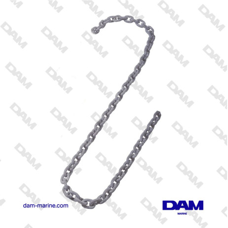 CHAINE 10MM DIN766 - GALVANISÉE À CHAUD (PRIX AU MÈTRE)