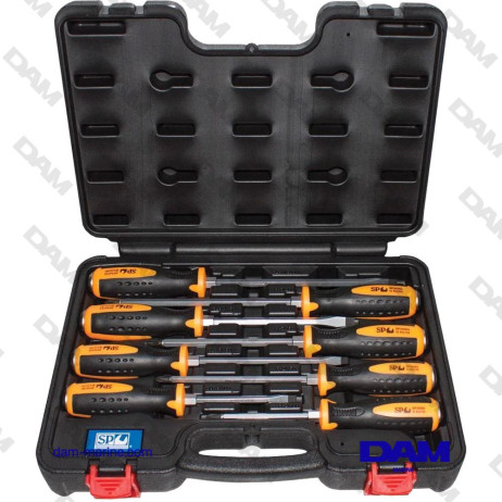 8-Piece Impact and Flat Screwdriver Set