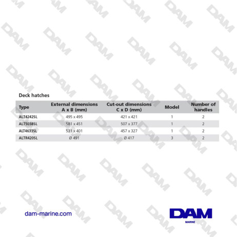 CUBIERTA DE CUBIERTA ALTUS TIPO 5038 (TAMAÑO DE RECORTE 507 X 377 MM)