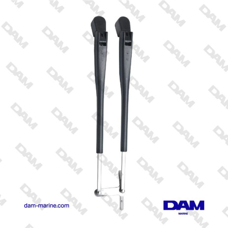 BRAS D’ESSUIE-GLACE, PARALLELE, L  386 - 471 MM, AVEC RACCORD DIN