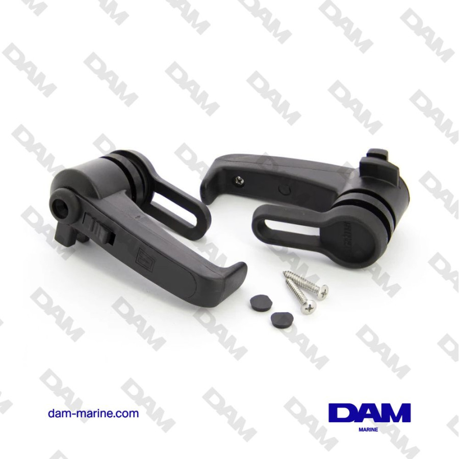 LOCKING HANDLE ASSEMBLY FOR ALL HOODS