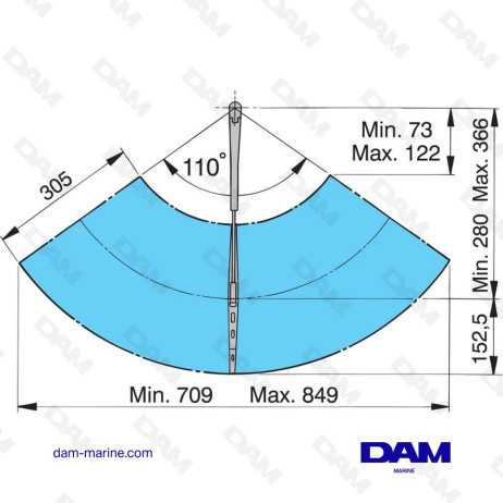 MOTOR LIMPIAPARABRISAS 12V (BRAZO Y ESCOBILLA INCLUIDOS)