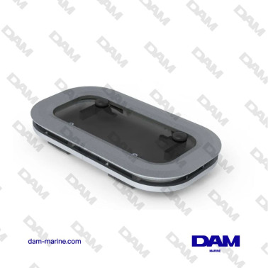 LOW PROFILE ALUMINIUM PORTHOLE TYPE PA4317 CATEGORY A3 WITH MOSQUITO NET AGAINST PA