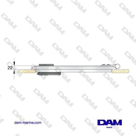 CUBIERTA DE VENTILACIÓN PLANUS TIPO 30 (TAMAÑO DE RECORTE 300 X 230 MM)
