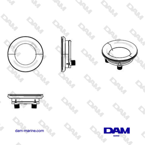 HUBLOT, ALUMINIO, TIPO PW201, CATEGORÍA A1, INCL. MOSQUITERA