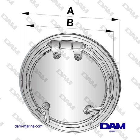 HUBLOT, ALUMINIO, TIPO PW201, CATEGORÍA A1, INCL. MOSQUITERA