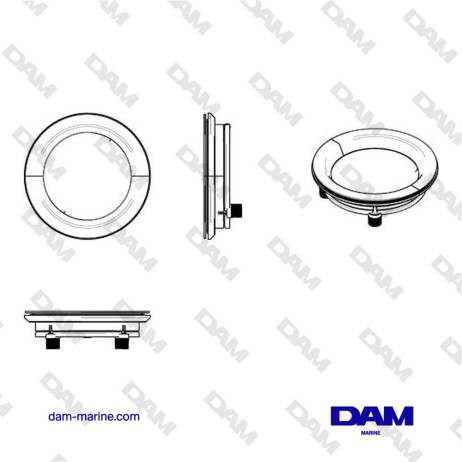 HUBLOT, ALUMINIO, TIPO PW221, CATEGORÍA A1, INCL. MOSQUITERA